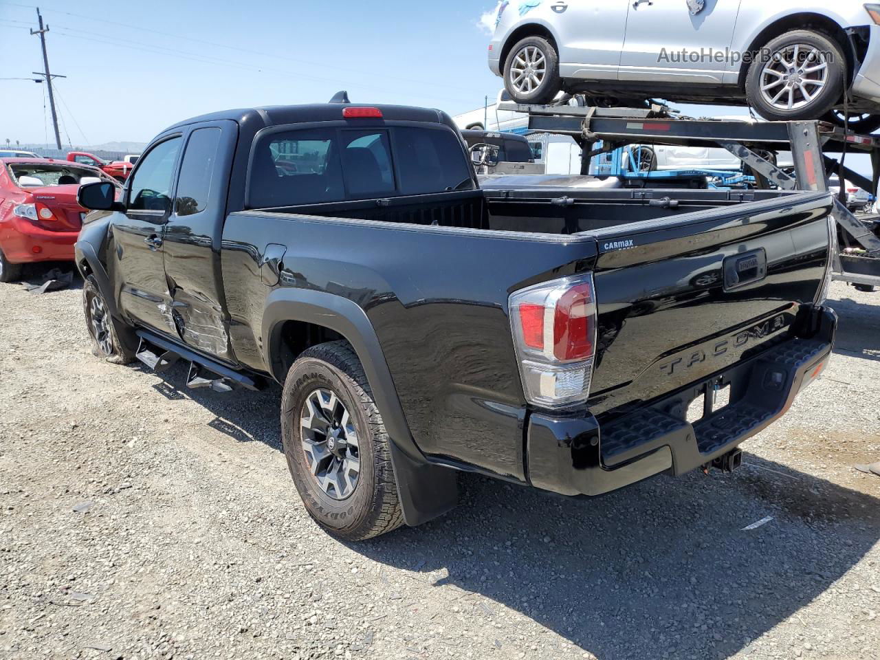 2021 Toyota Tacoma Access Cab Черный vin: 3TYSZ5AN8MT019800