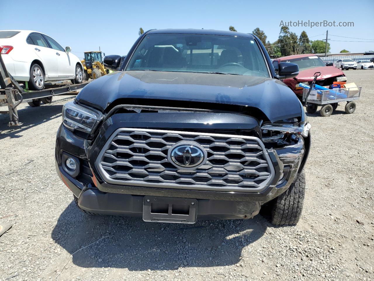 2021 Toyota Tacoma Access Cab Черный vin: 3TYSZ5AN8MT019800