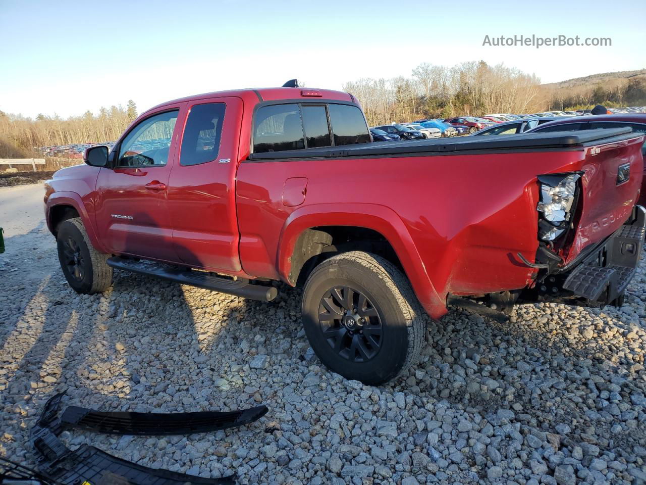 2021 Toyota Tacoma Access Cab Красный vin: 3TYSZ5AN8MT045359