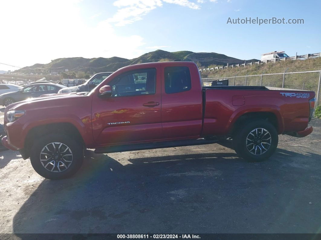 2020 Toyota Tacoma Trd Sport Red vin: 3TYSZ5AN9LT000090