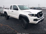 2021 Toyota Tacoma Sr V6 White vin: 3TYSZ5AN9MT052899