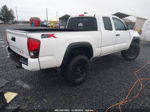 2021 Toyota Tacoma Sr V6 White vin: 3TYSZ5AN9MT052899