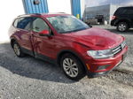 2018 Volkswagen Tiguan S Красный vin: 3VV0B7AX0JM144369