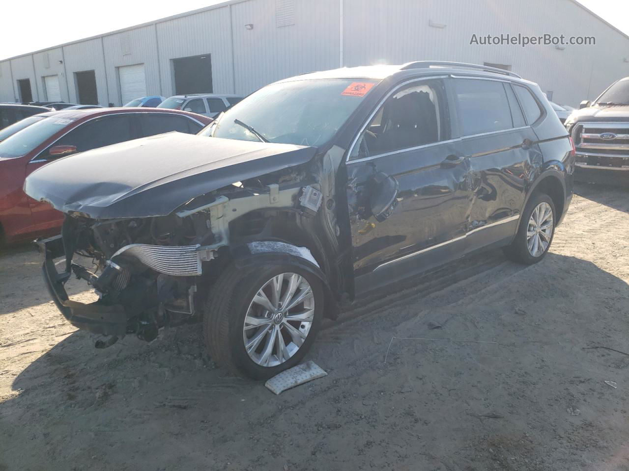 2019 Volkswagen Tiguan S Black vin: 3VV0B7AX0KM026663