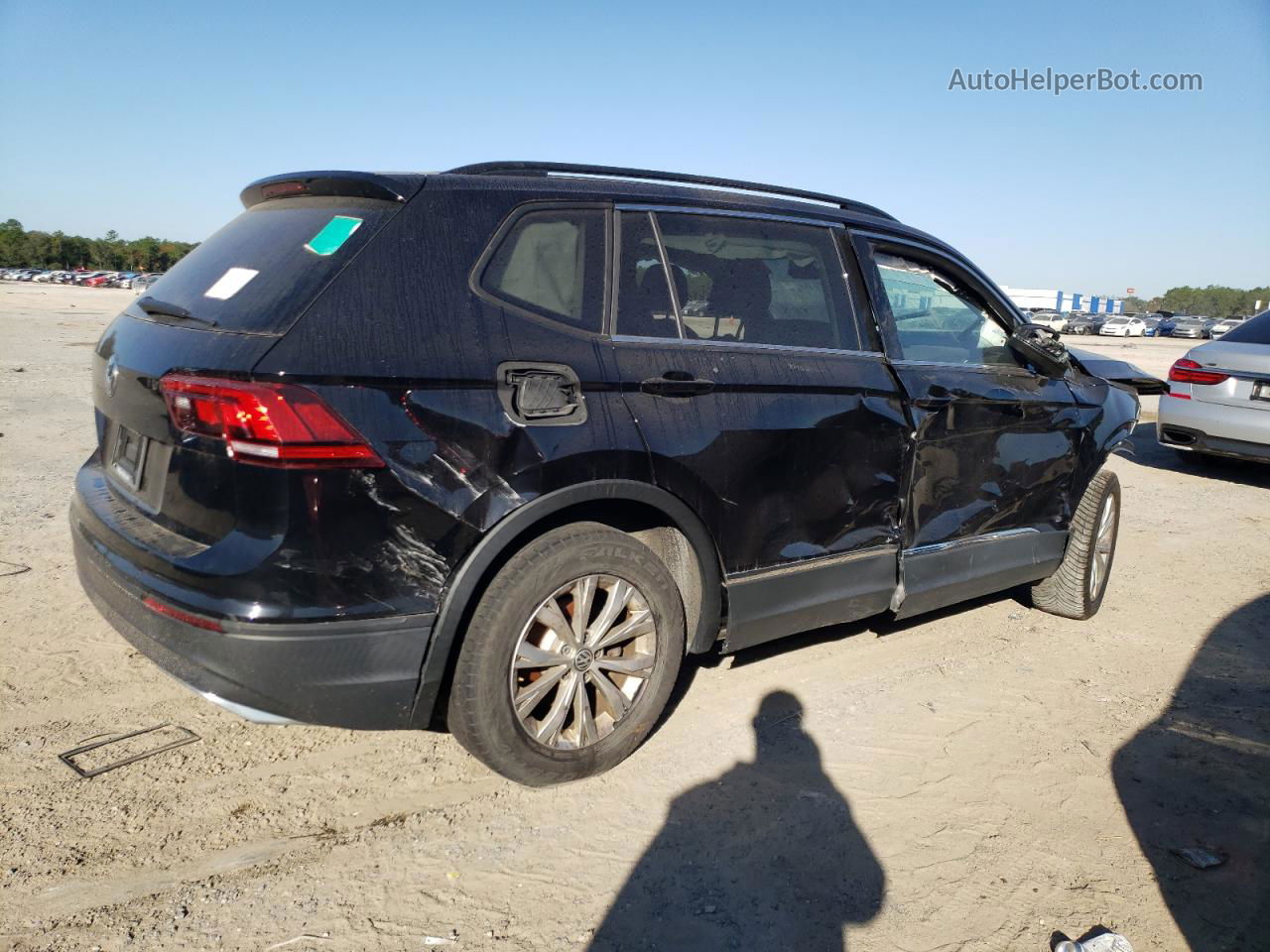 2019 Volkswagen Tiguan S Black vin: 3VV0B7AX0KM026663