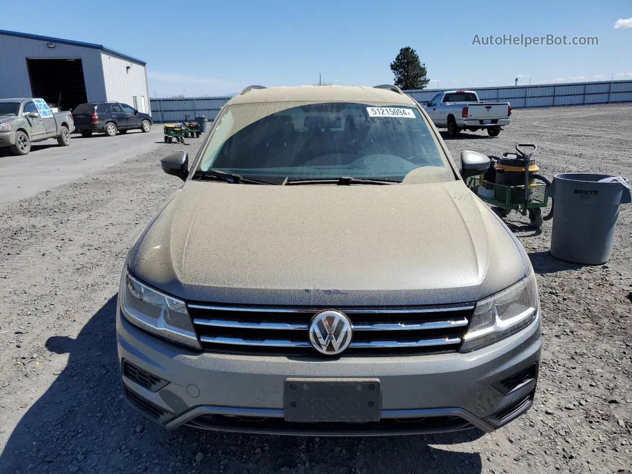 2021 Volkswagen Tiguan S Gray vin: 3VV0B7AX0MM038363