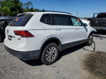 2018 Volkswagen Tiguan S White vin: 3VV0B7AX1JM042787