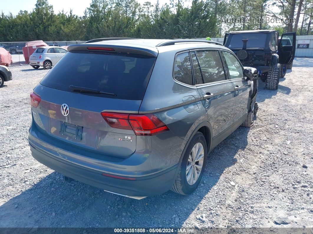 2018 Volkswagen Tiguan 2.0t S Gray vin: 3VV0B7AX1JM052218