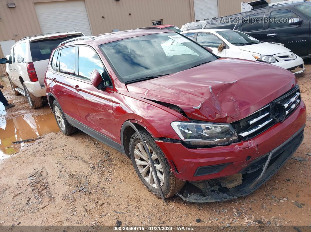 2018 Volkswagen Tiguan 2.0t S Burgundy vin: 3VV0B7AX1JM054812