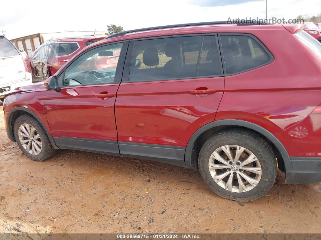 2018 Volkswagen Tiguan 2.0t S Burgundy vin: 3VV0B7AX1JM054812