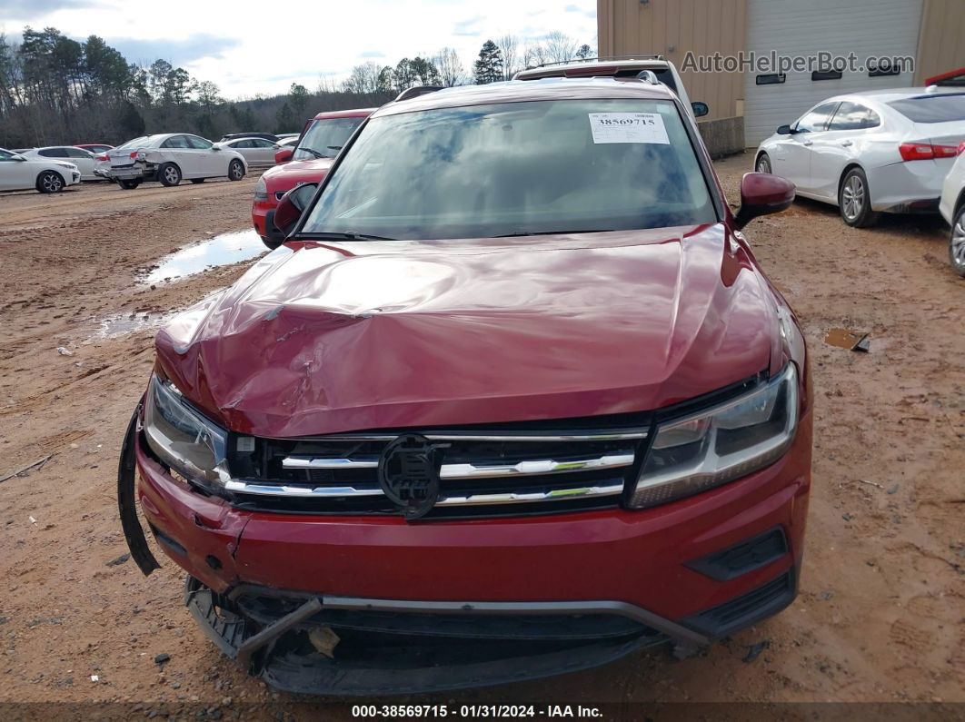 2018 Volkswagen Tiguan 2.0t S Burgundy vin: 3VV0B7AX1JM054812