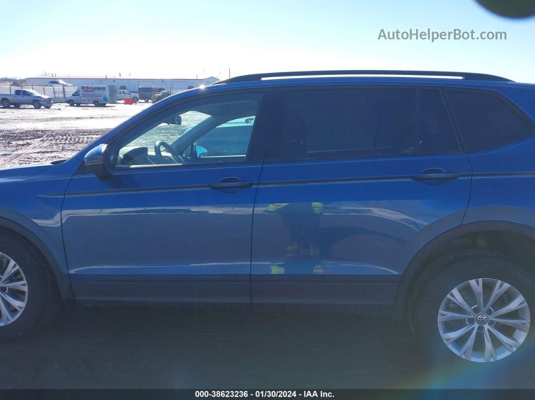 2018 Volkswagen Tiguan 2.0t S Blue vin: 3VV0B7AX1JM073263