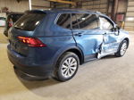 2018 Volkswagen Tiguan S Синий vin: 3VV0B7AX1JM123465