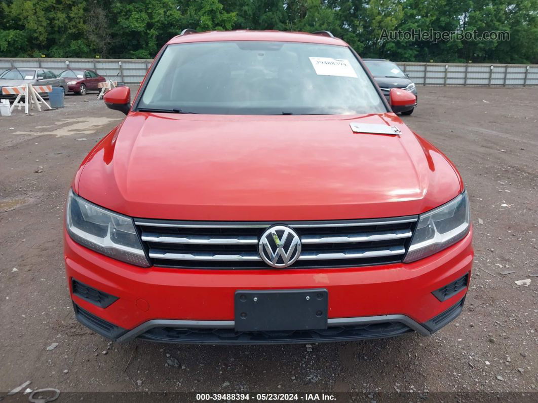 2019 Volkswagen Tiguan 2.0t S Orange vin: 3VV0B7AX1KM052978