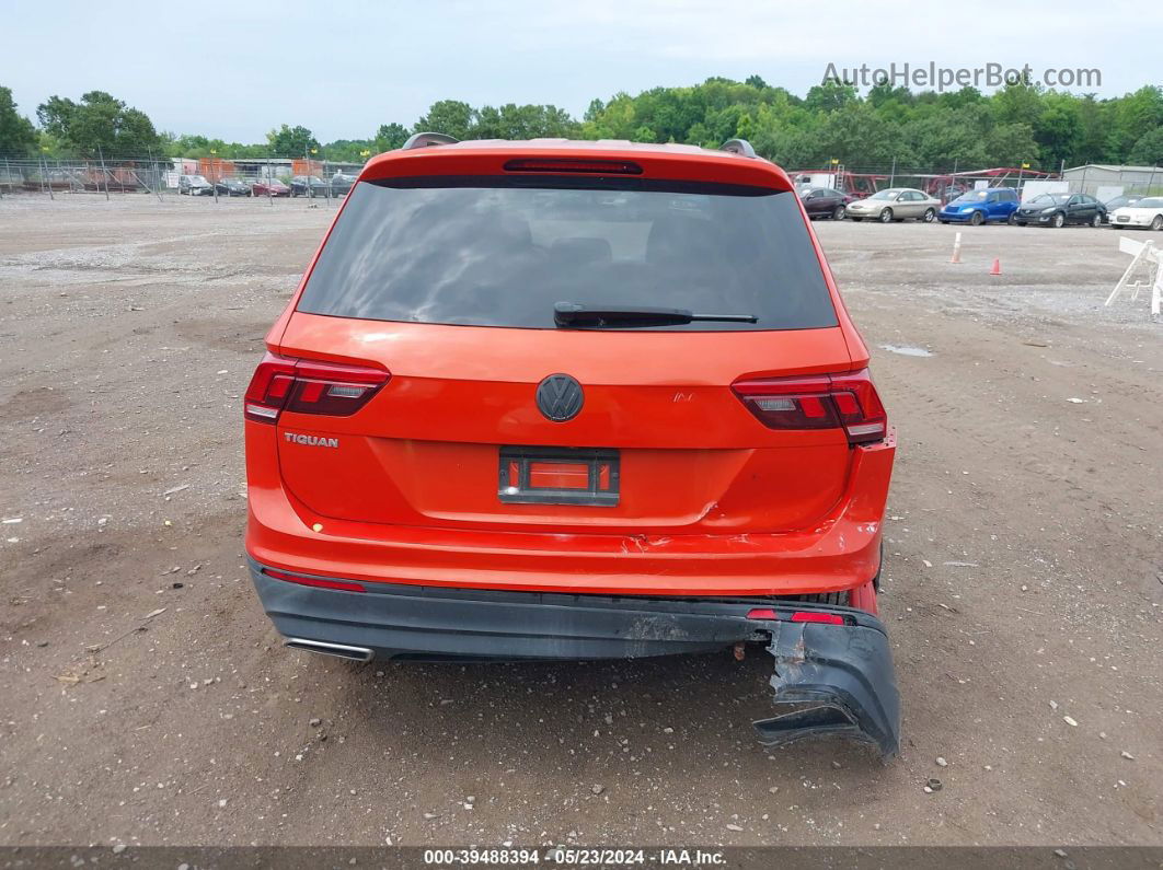 2019 Volkswagen Tiguan 2.0t S Orange vin: 3VV0B7AX1KM052978