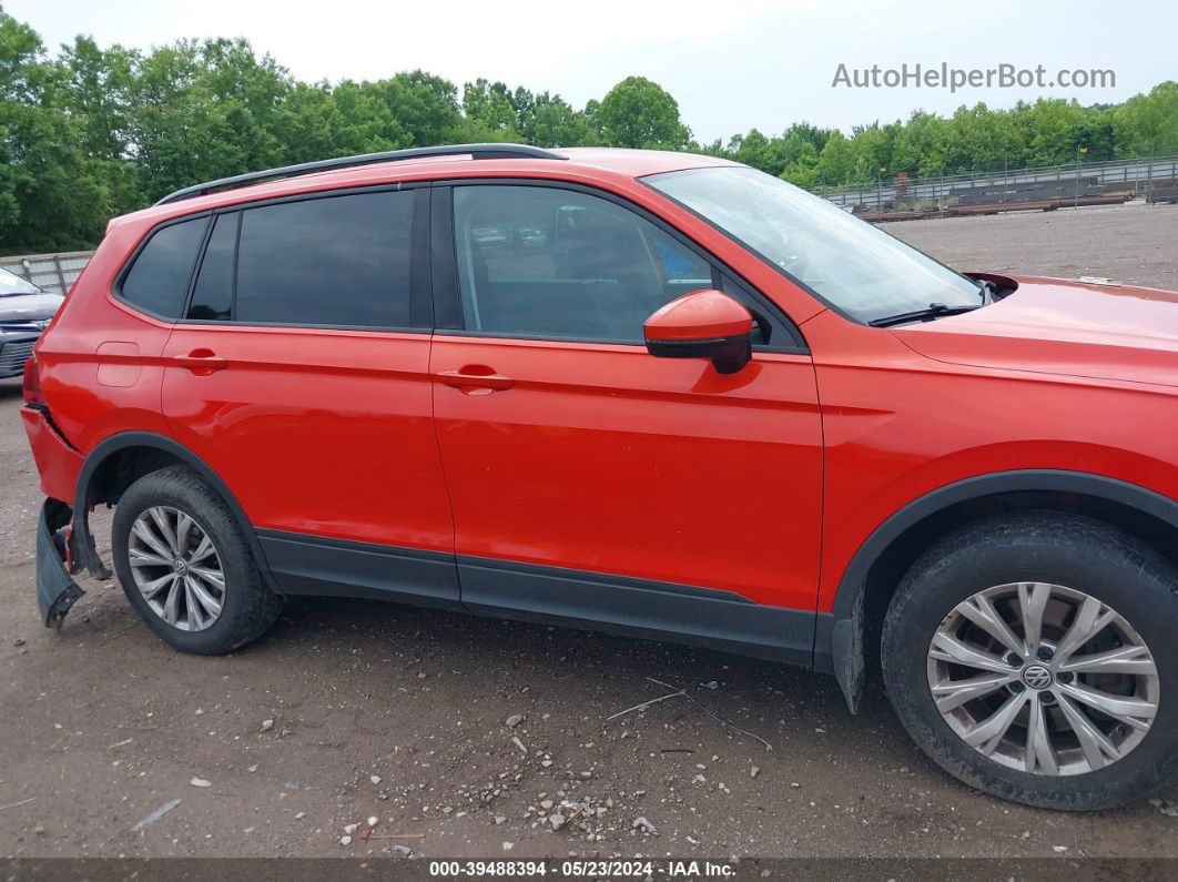 2019 Volkswagen Tiguan 2.0t S Orange vin: 3VV0B7AX1KM052978