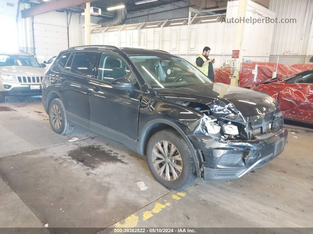 2019 Volkswagen Tiguan 2.0t S Черный vin: 3VV0B7AX1KM135049