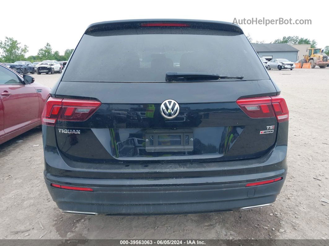 2018 Volkswagen Tiguan 2.0t S Black vin: 3VV0B7AX2JM091934