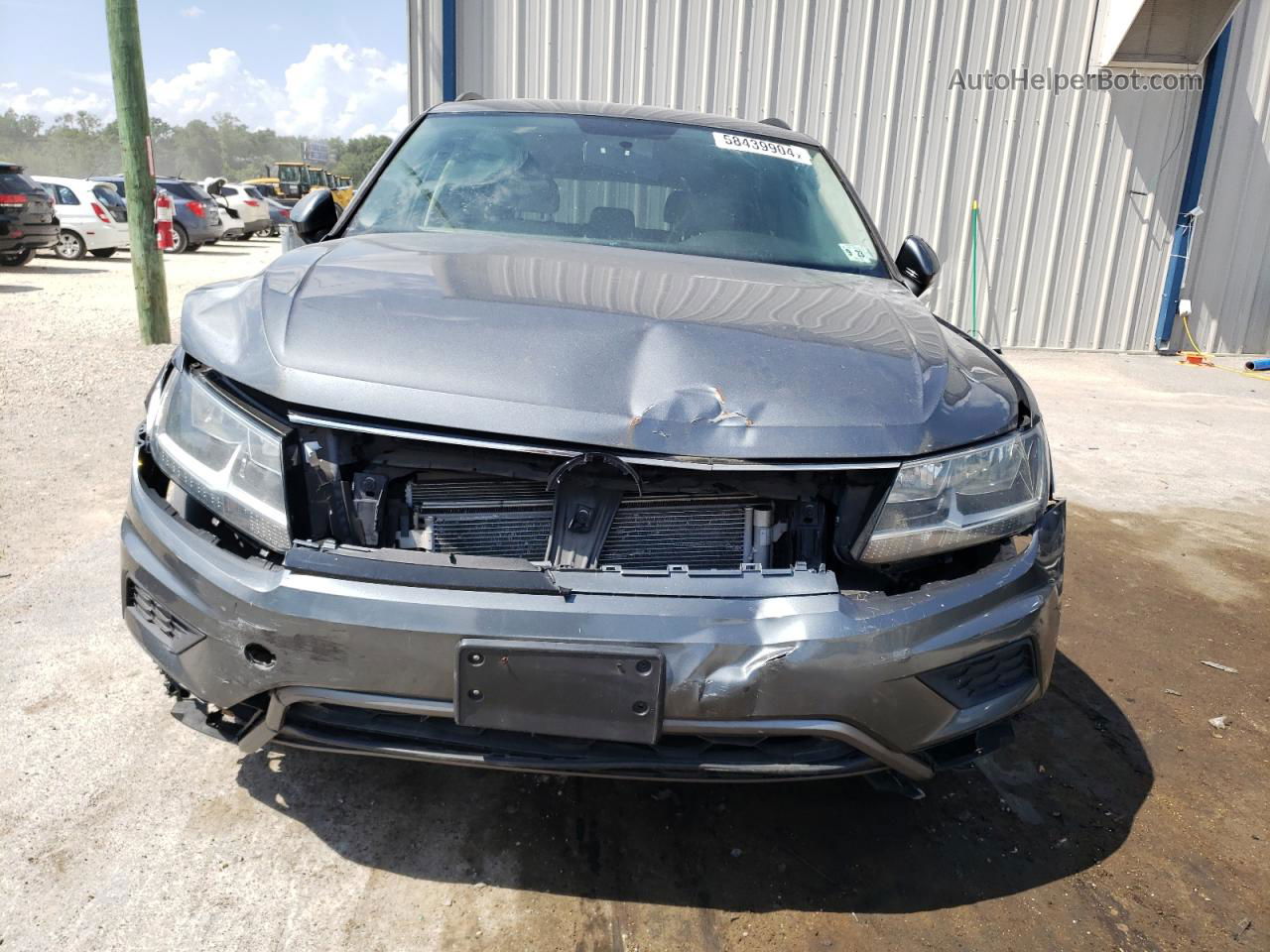 2018 Volkswagen Tiguan S Charcoal vin: 3VV0B7AX2JM132644