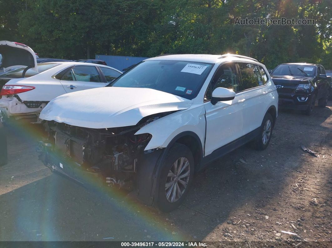 2019 Volkswagen Tiguan 2.0t S White vin: 3VV0B7AX2KM119670