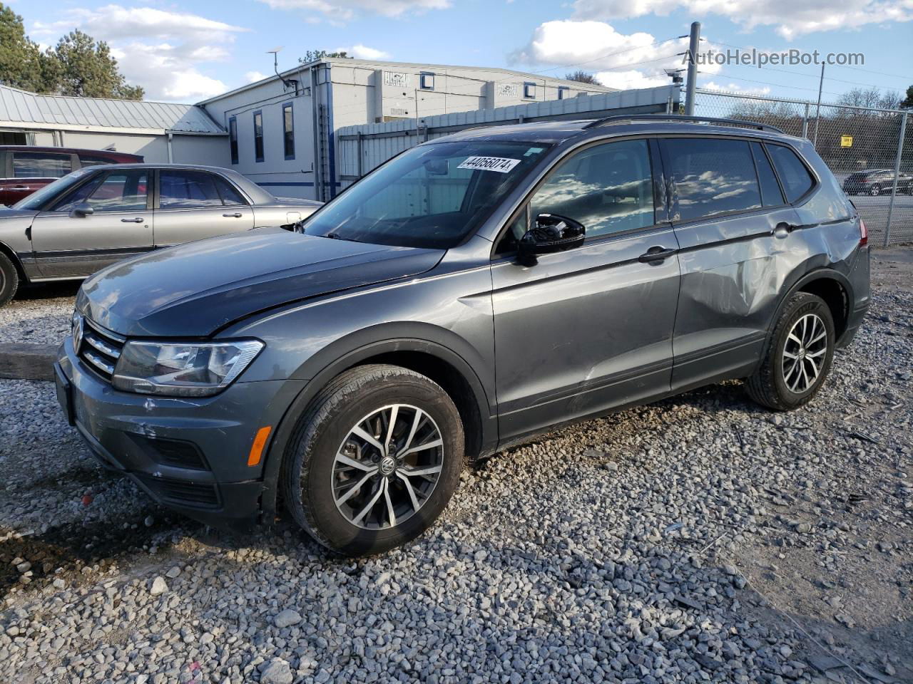 2021 Volkswagen Tiguan S Gray vin: 3VV0B7AX2MM043743