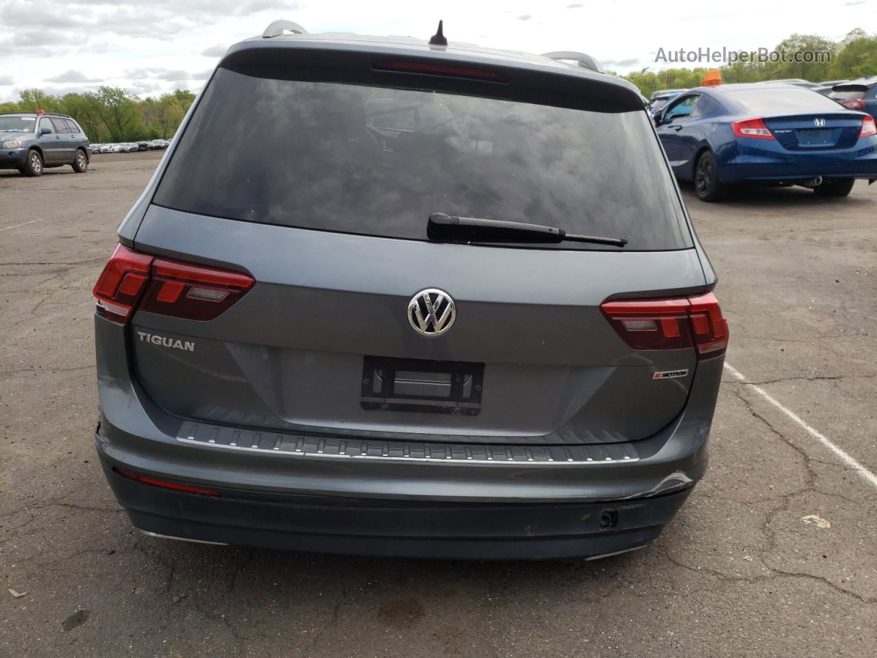 2021 Volkswagen Tiguan S Серый vin: 3VV0B7AX2MM065077