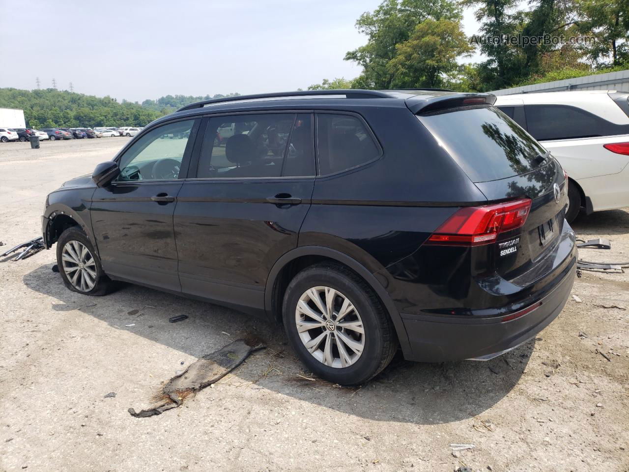 2018 Volkswagen Tiguan S Black vin: 3VV0B7AX3JM021777