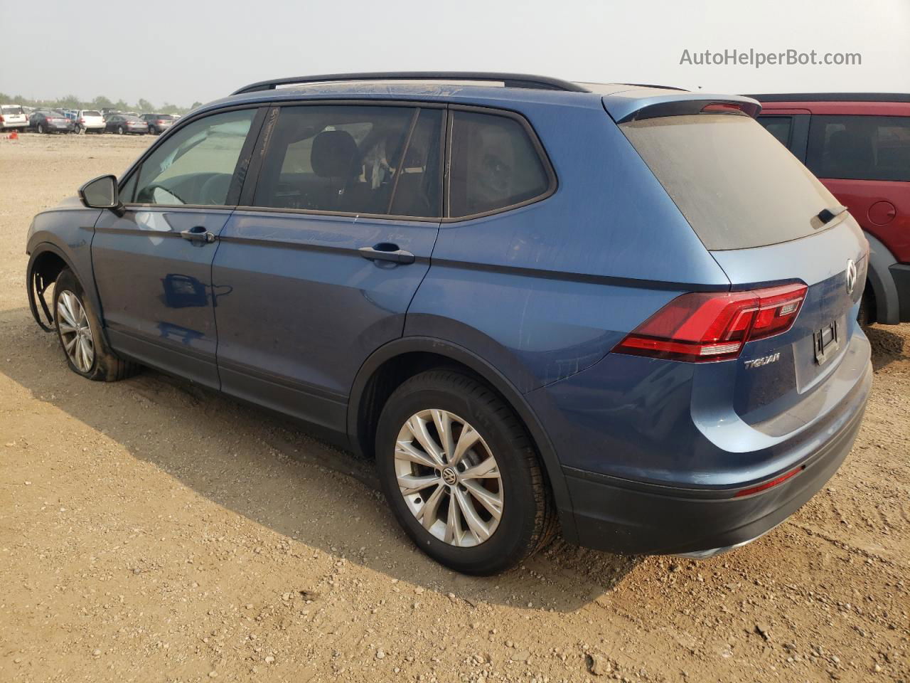 2018 Volkswagen Tiguan S Blue vin: 3VV0B7AX5JM018461