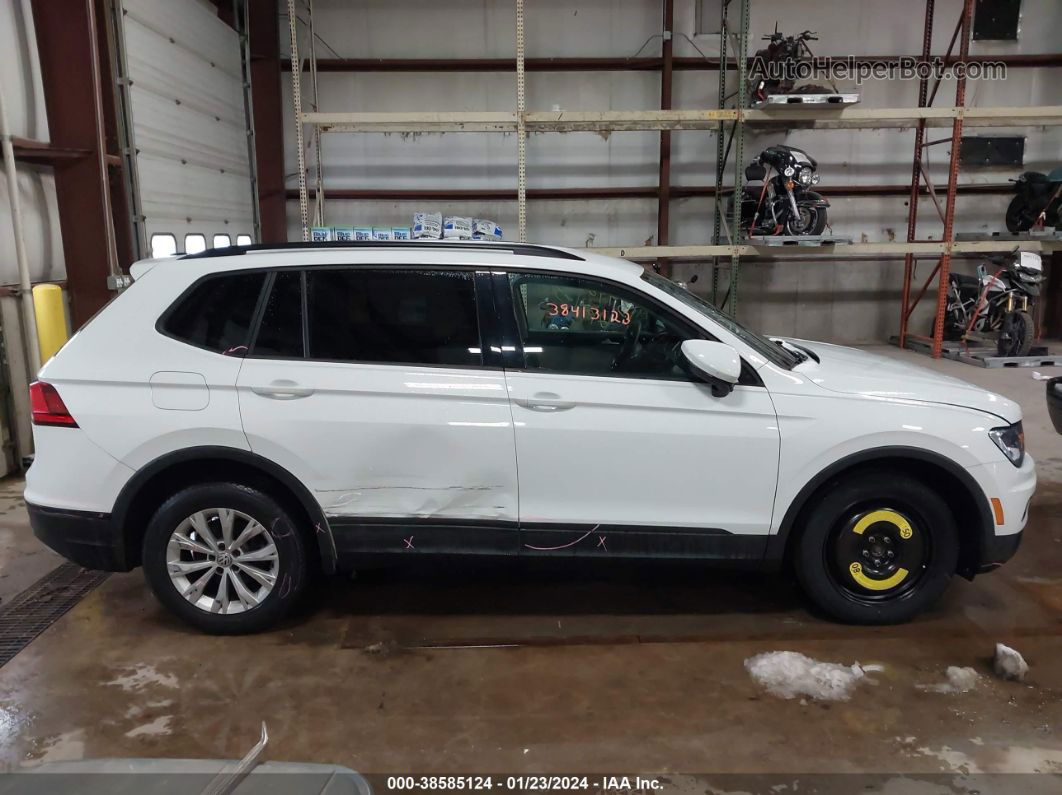 2018 Volkswagen Tiguan 2.0t S White vin: 3VV0B7AX5JM080071