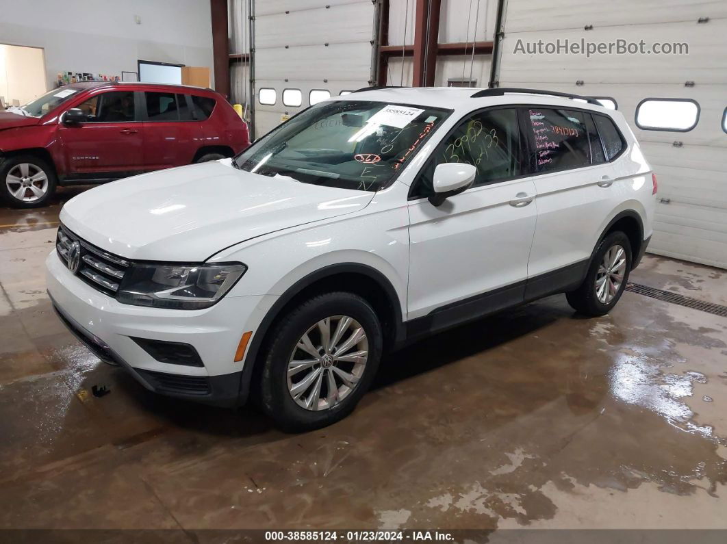 2018 Volkswagen Tiguan 2.0t S White vin: 3VV0B7AX5JM080071