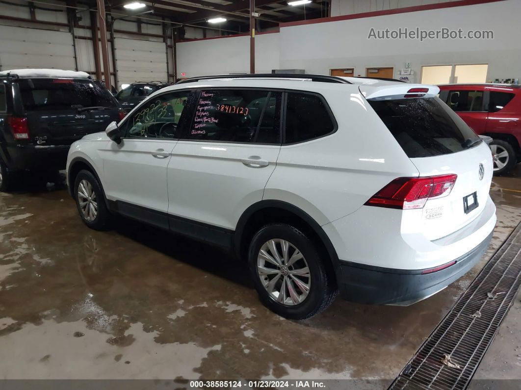 2018 Volkswagen Tiguan 2.0t S White vin: 3VV0B7AX5JM080071