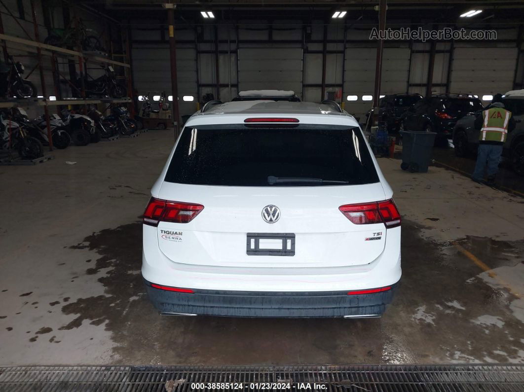 2018 Volkswagen Tiguan 2.0t S White vin: 3VV0B7AX5JM080071