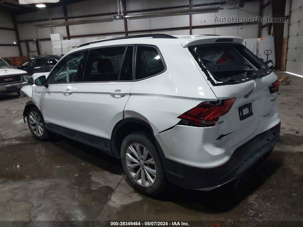 2018 Volkswagen Tiguan 2.0t S White vin: 3VV0B7AX6JM097073