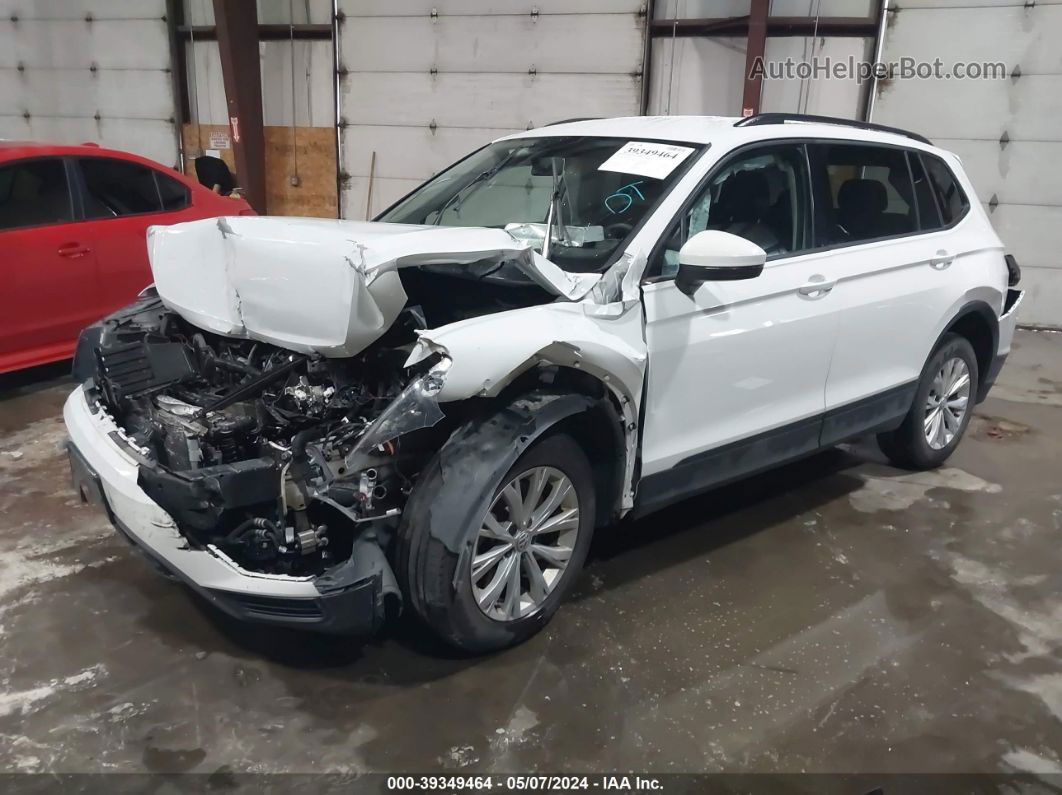 2018 Volkswagen Tiguan 2.0t S White vin: 3VV0B7AX6JM097073