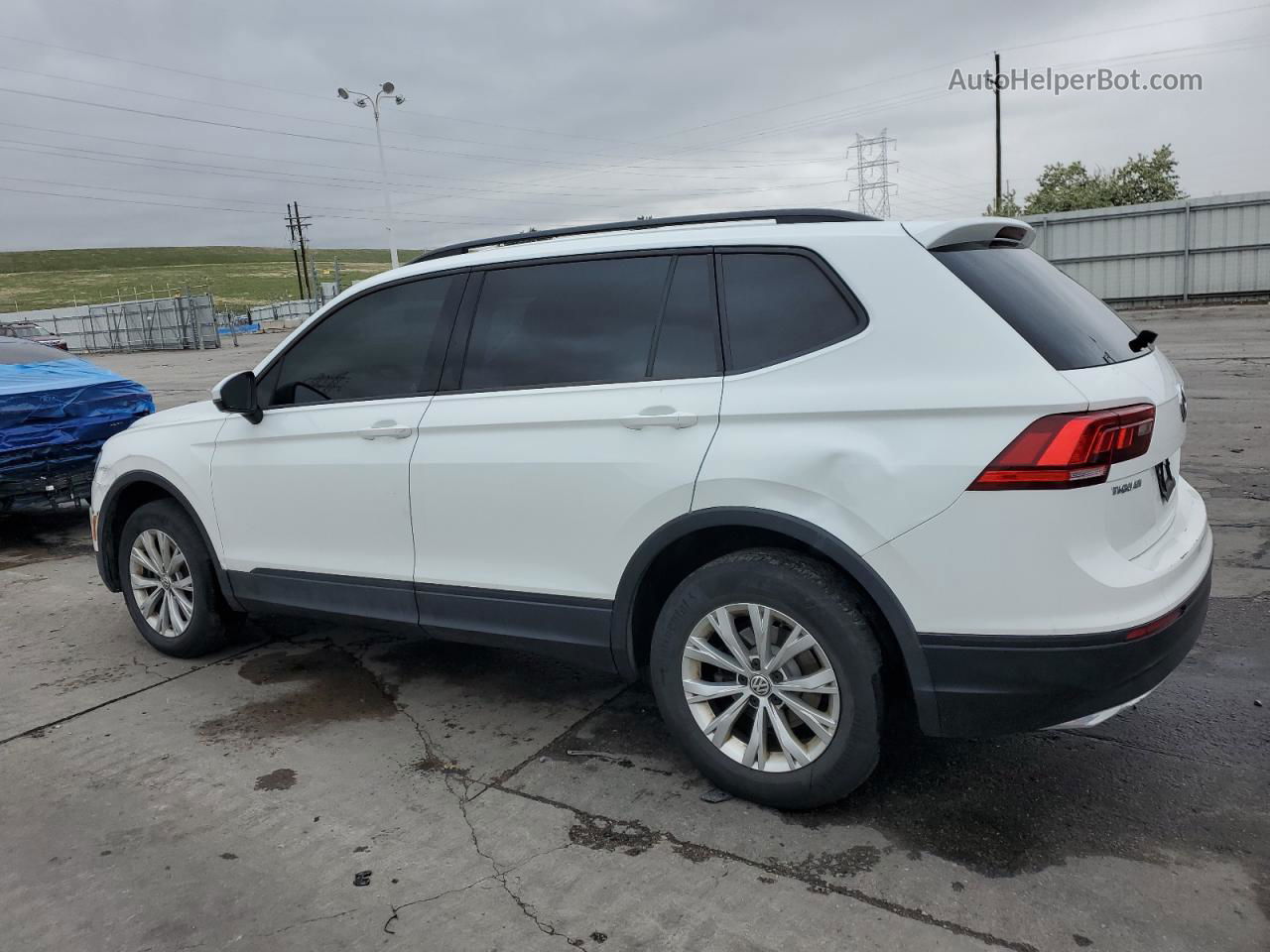 2019 Volkswagen Tiguan S White vin: 3VV0B7AX6KM109952