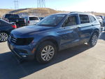 2018 Volkswagen Tiguan S Blue vin: 3VV0B7AX7JM015173