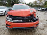 2018 Volkswagen Tiguan S Orange vin: 3VV0B7AX7JM038520