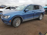 2019 Volkswagen Tiguan S Blue vin: 3VV0B7AX7KM052855