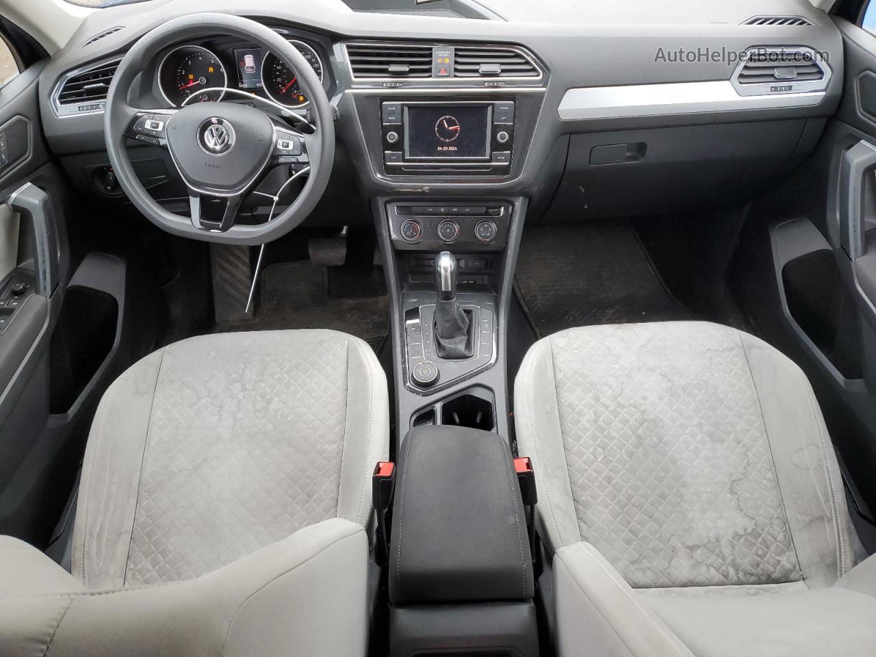 2019 Volkswagen Tiguan S Синий vin: 3VV0B7AX7KM052855