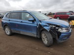 2019 Volkswagen Tiguan S Синий vin: 3VV0B7AX7KM052855