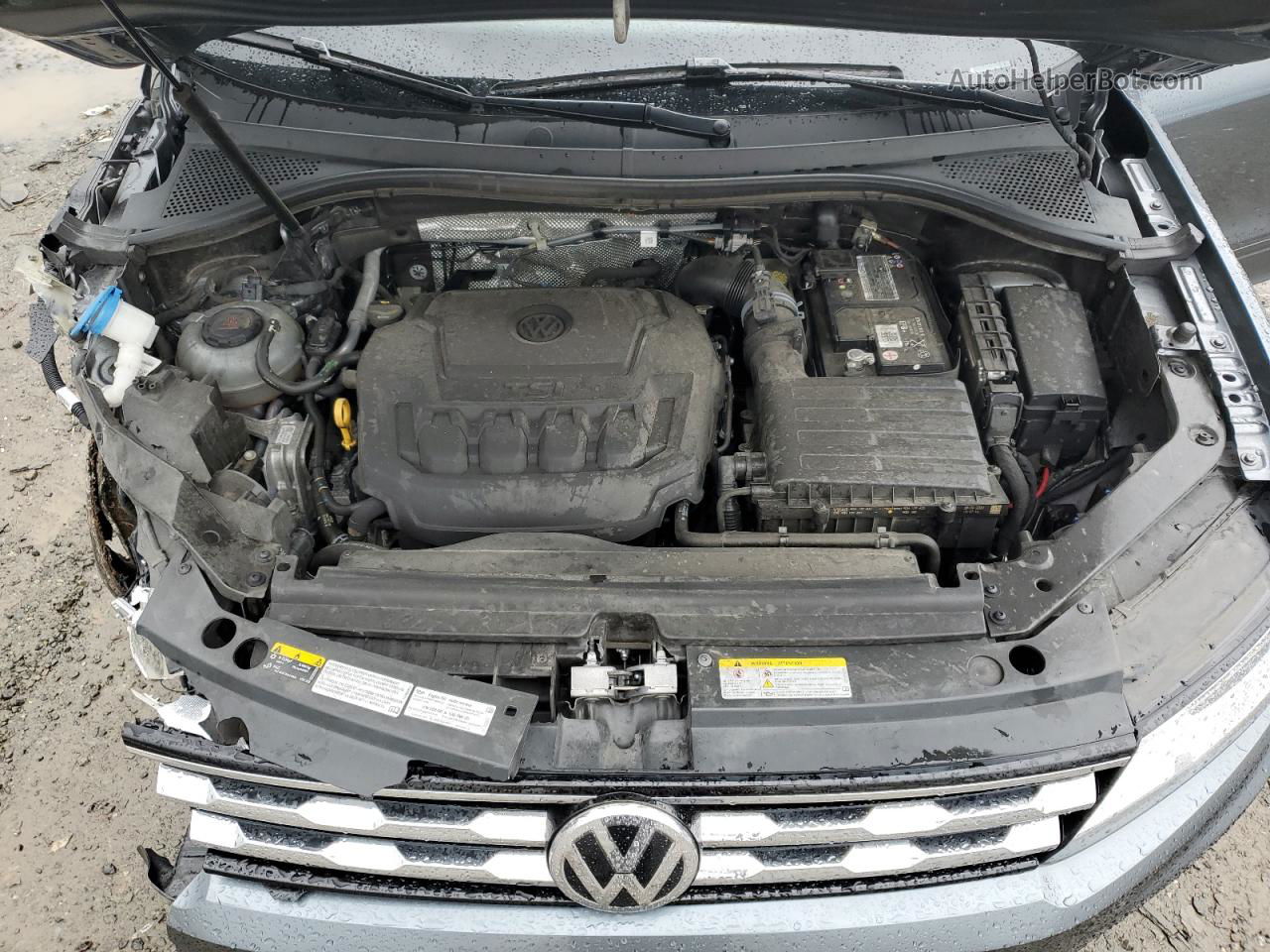 2021 Volkswagen Tiguan S Gray vin: 3VV0B7AX7MM015856