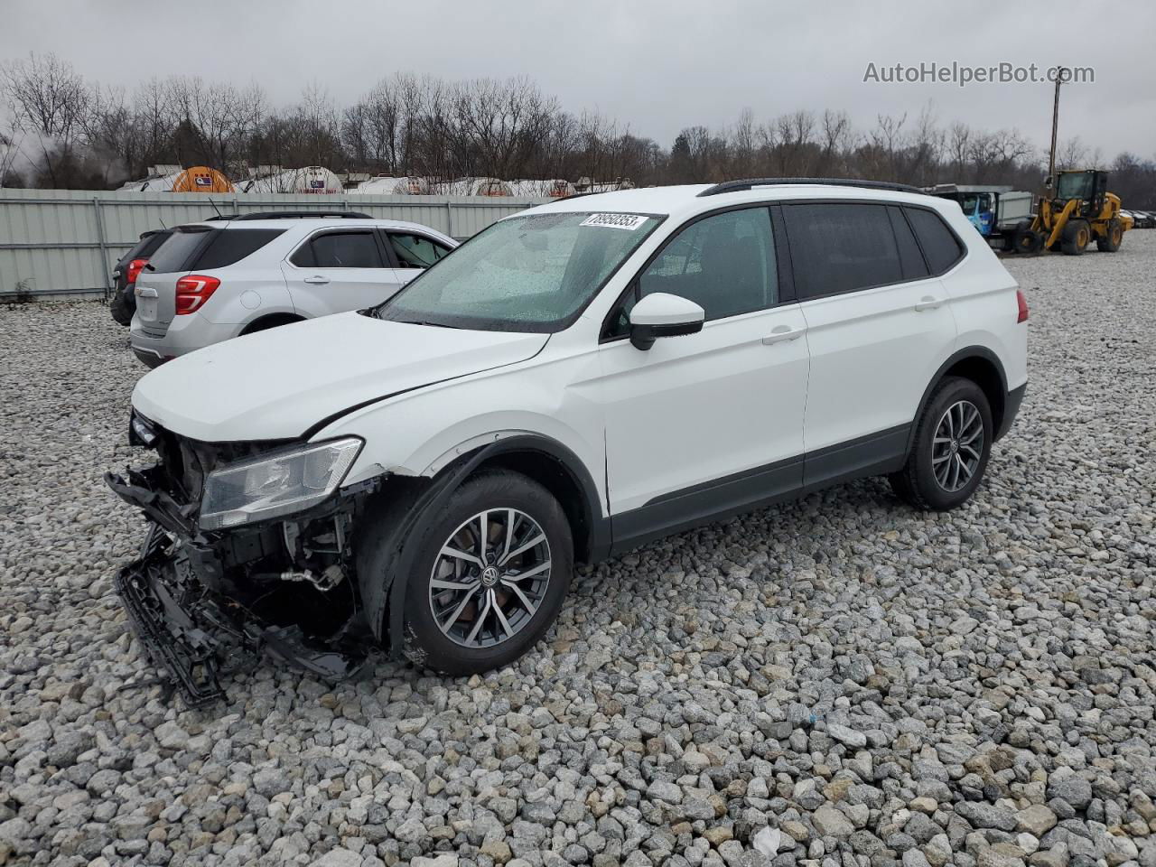 2021 Volkswagen Tiguan S Белый vin: 3VV0B7AX7MM156555