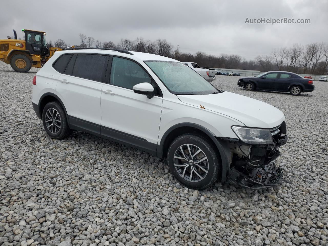 2021 Volkswagen Tiguan S Белый vin: 3VV0B7AX7MM156555