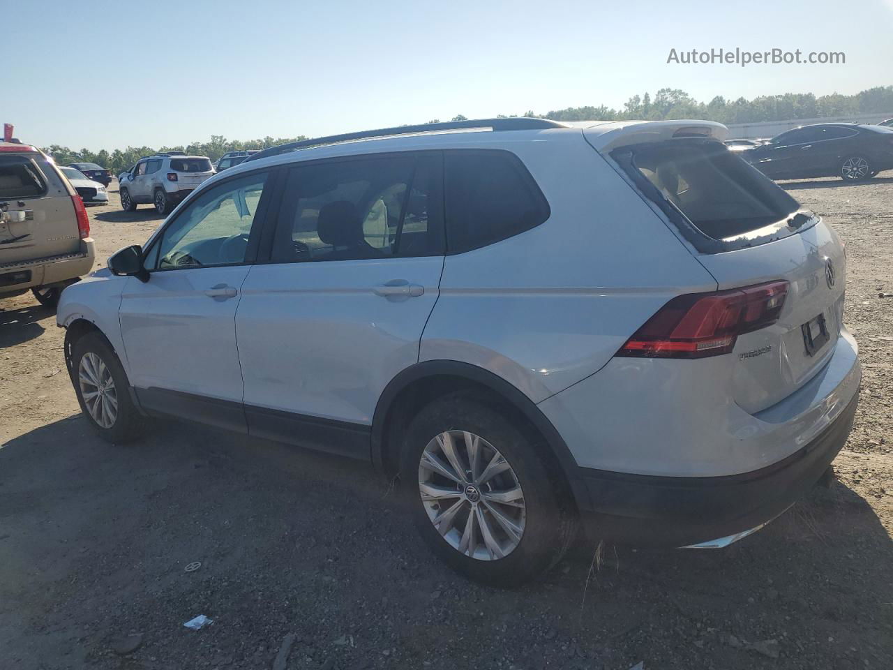 2018 Volkswagen Tiguan S White vin: 3VV0B7AX8JM022665