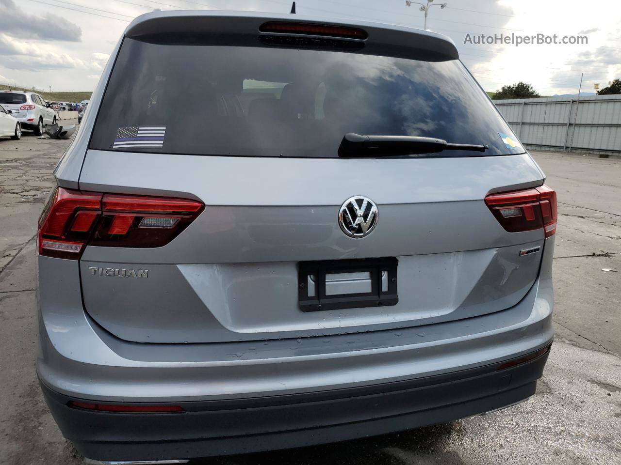 2021 Volkswagen Tiguan S Silver vin: 3VV0B7AX8MM063074