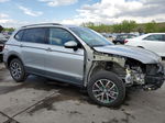 2021 Volkswagen Tiguan S Silver vin: 3VV0B7AX8MM063074