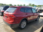 2019 Volkswagen Tiguan S Red vin: 3VV0B7AX9KM044286