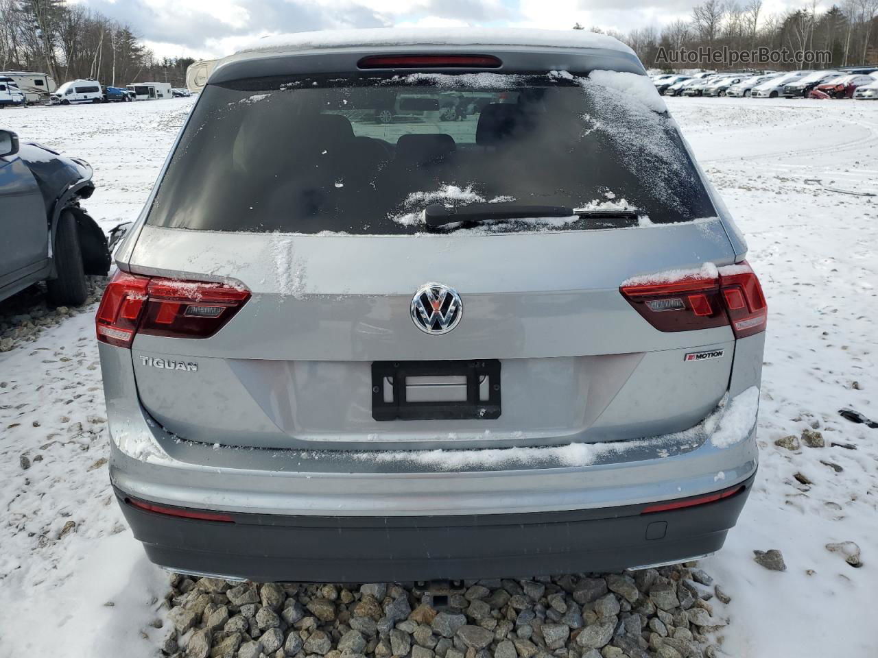 2019 Volkswagen Tiguan S Silver vin: 3VV0B7AX9KM116247