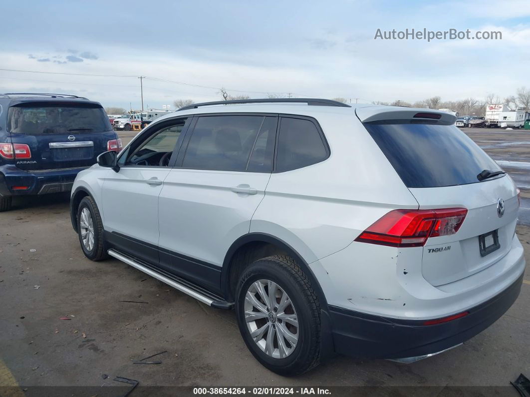 2018 Volkswagen Tiguan 2.0t S White vin: 3VV0B7AXXJM069146