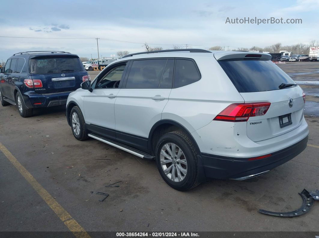 2018 Volkswagen Tiguan 2.0t S White vin: 3VV0B7AXXJM069146